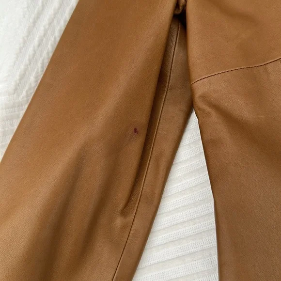 Gucci Leather Jacket with Gold Trim Size 38 - Picture 7 of 10